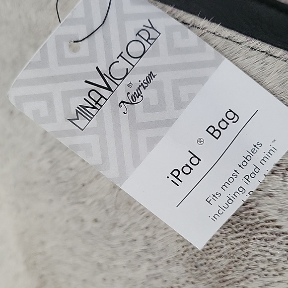 Skull Design iPad Crossbody Bag - Gray - Picture 5 of 5